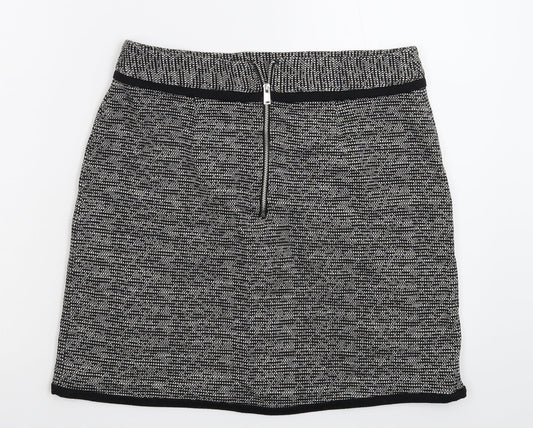 Papaya Womens Grey   Mini Skirt Size 10