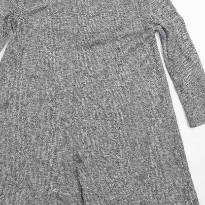 Pull&Bear Womens Grey  Knit Pullover Jumper Size S