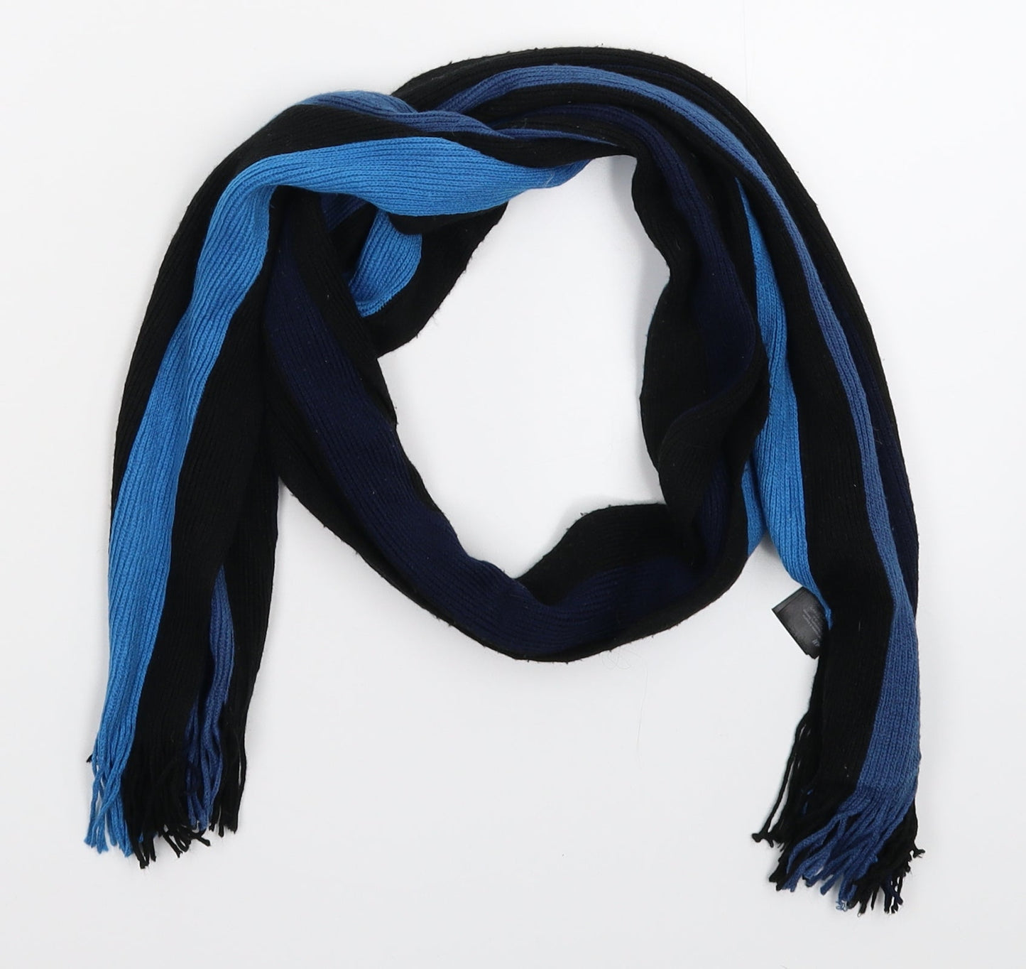 H&M Unisex Multicoloured Striped Knit Scarf  One Size