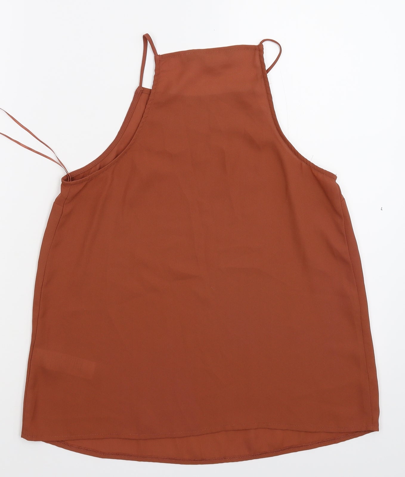 Womens UK Size 8 New Look Beige Basic Tank