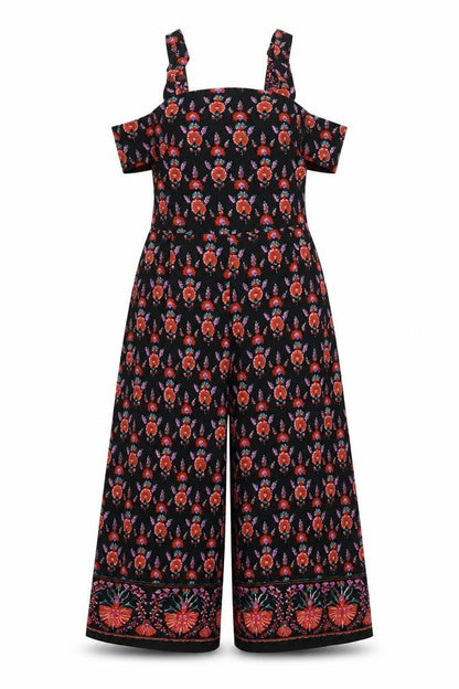 Womens UK Size 8 Boohoo One-Piece Black Jumpsuit
