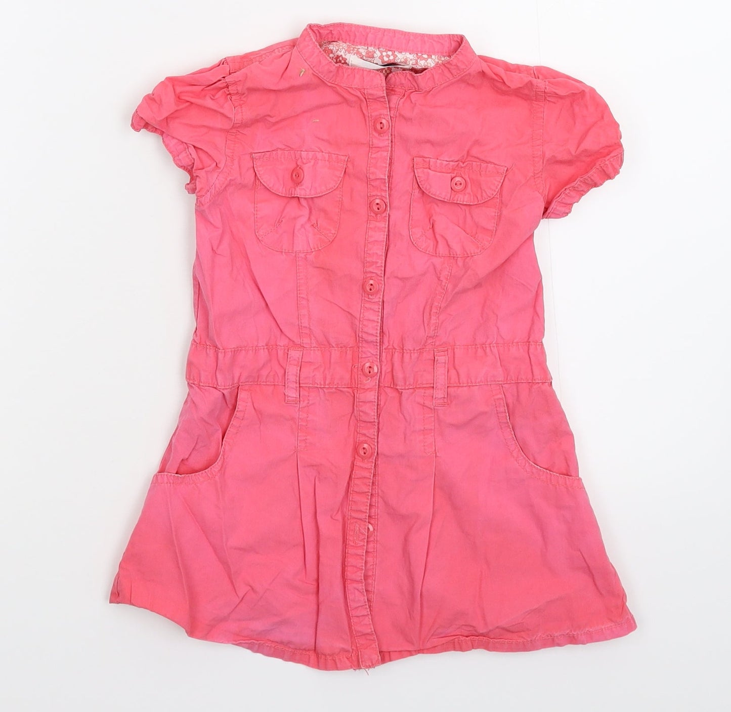 Earlydays Girls Pink   Shirt Dress  Size 18-24 Months