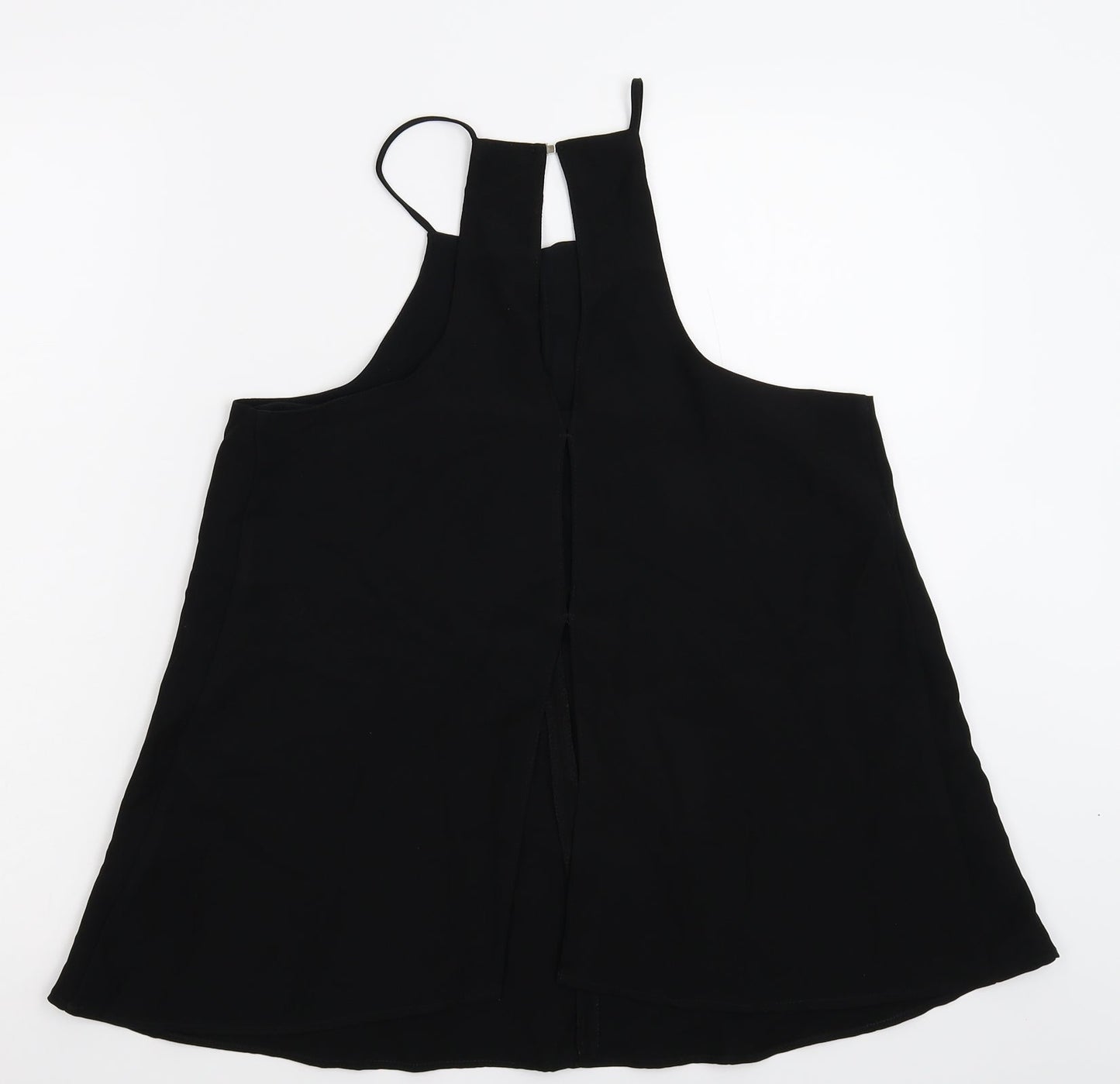 Womens UK Size 10 River Island Black Basic Tank