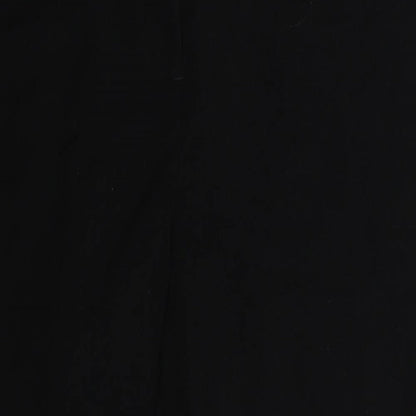 Womens UK Size 42 in Preworn Slim Fit  Black Trousers