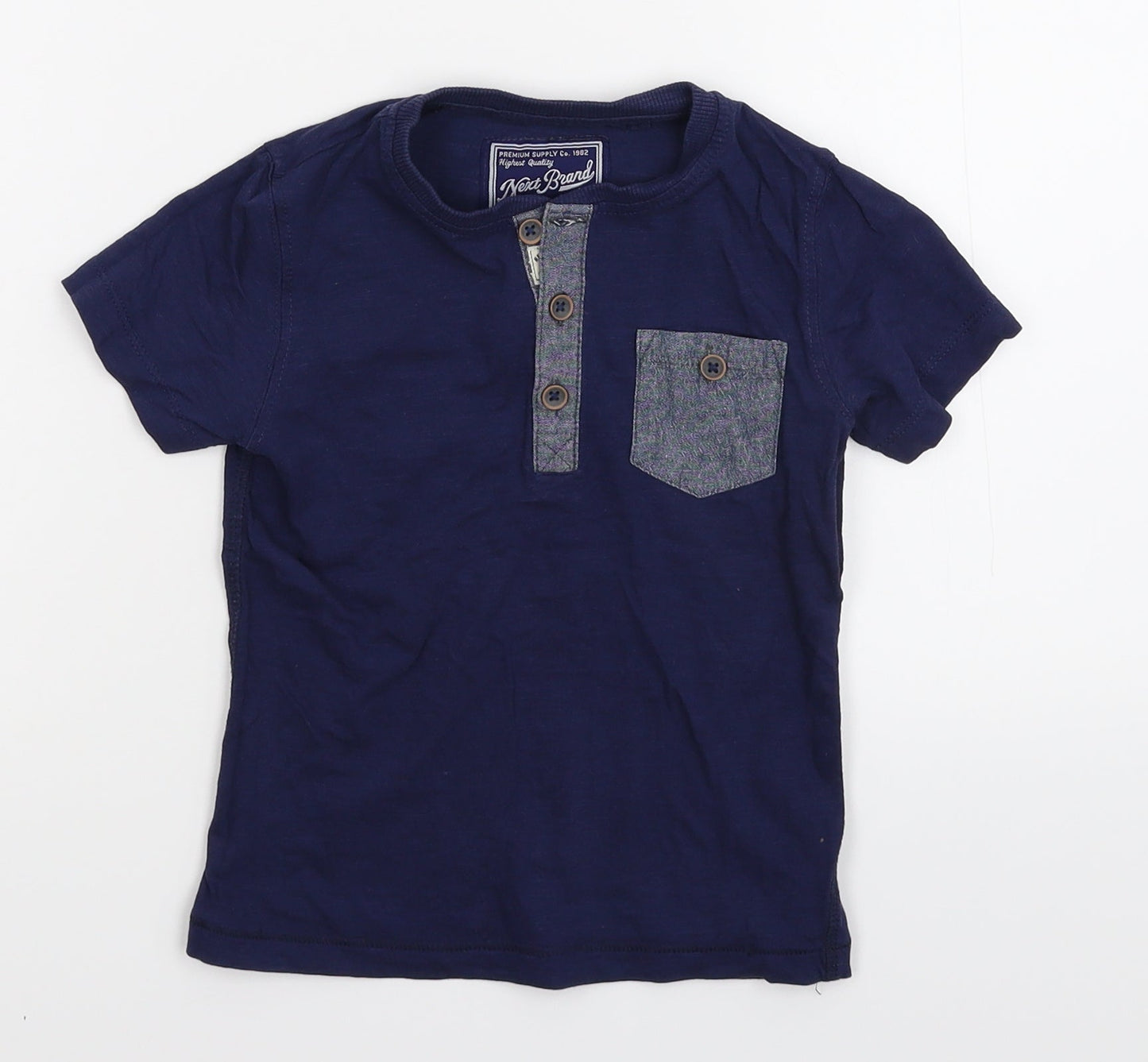 NEXT Boys Blue   Basic T-Shirt Size 3 Years