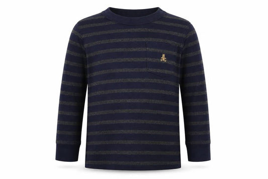 Gap Boys Blue Striped  Pullover Jumper Size 3 Years
