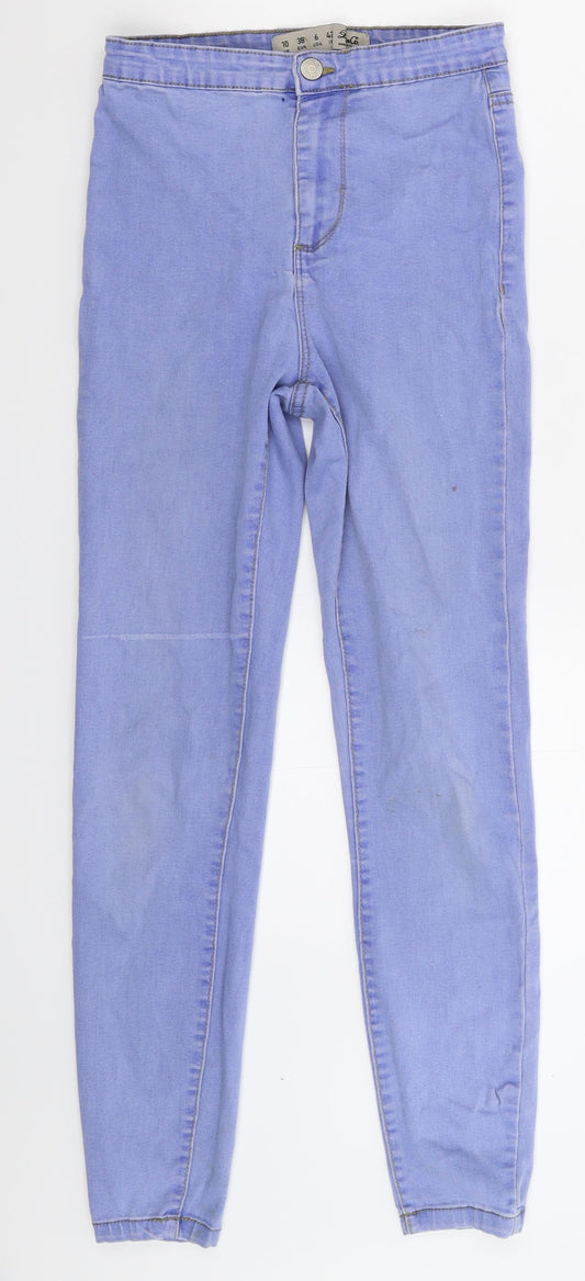 Denim & Co. Womens Blue  Denim Jegging Jeans Size 10 L27 in