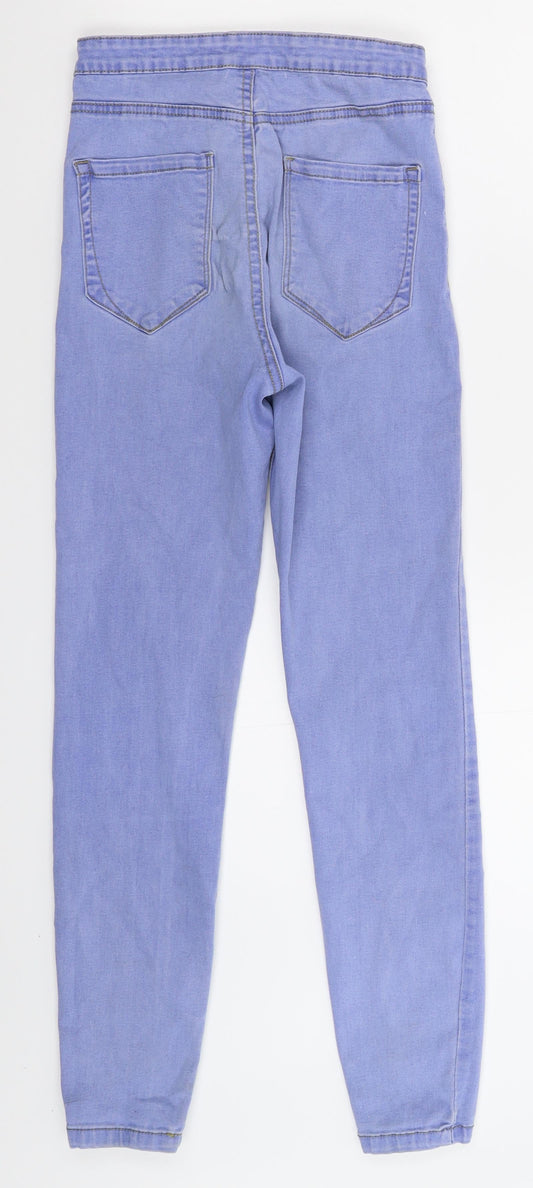 Denim & Co. Womens Blue  Denim Jegging Jeans Size 10 L27 in