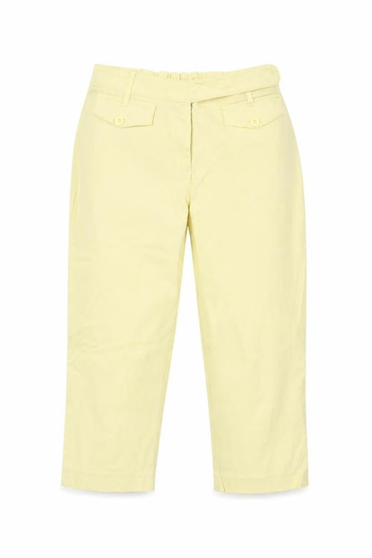 Womens Yellow  Denim Cropped Jeans Size 32 L20 in