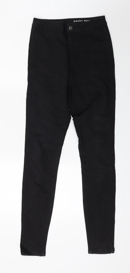 Noisy may Womens Black  Denim Skinny Jeans Size 28 in L28 in