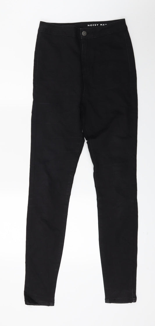 Noisy may Womens Black  Denim Skinny Jeans Size 28 in L28 in