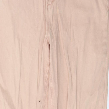 HOT Womens Pink  Denim Skinny Jeans Size 12 L25 in