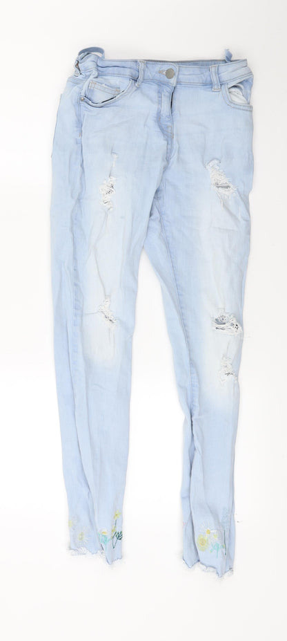 NEXT Girls Blue   Skinny Jeans Size 13 Years