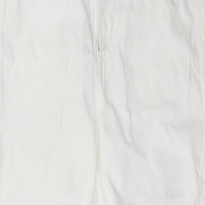 Very Womens White  Denim Straight Jeans Size 12 L22 in
