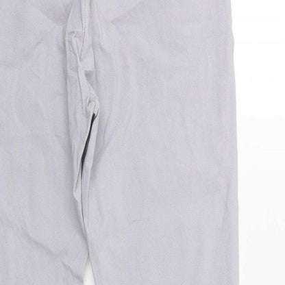 Preworn Girls Grey  Denim Jegging Jeans Size L - Made in Italy