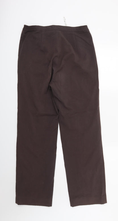 Oscan B Womens Brown   Trousers  Size 12 L27 in