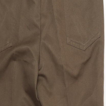 Preworn Womens Brown  Denim Trousers  Size 36 in L26 in