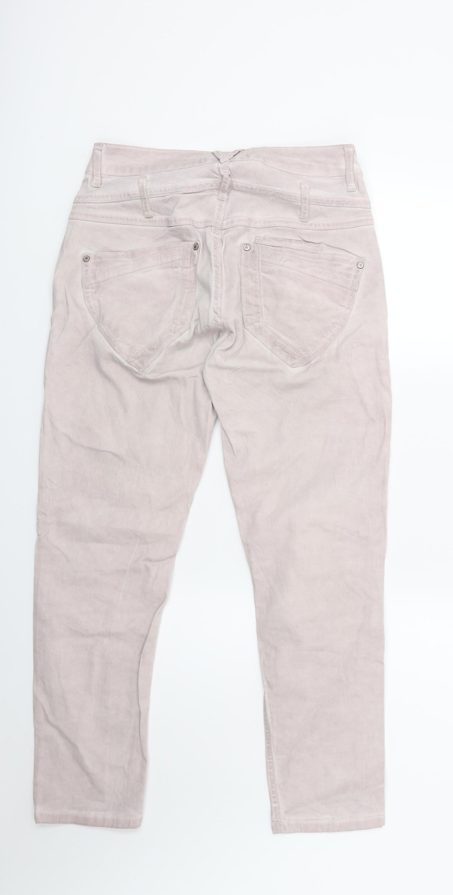 TREDY Womens Pink  Denim Skinny Jeans Size 10 L26 in