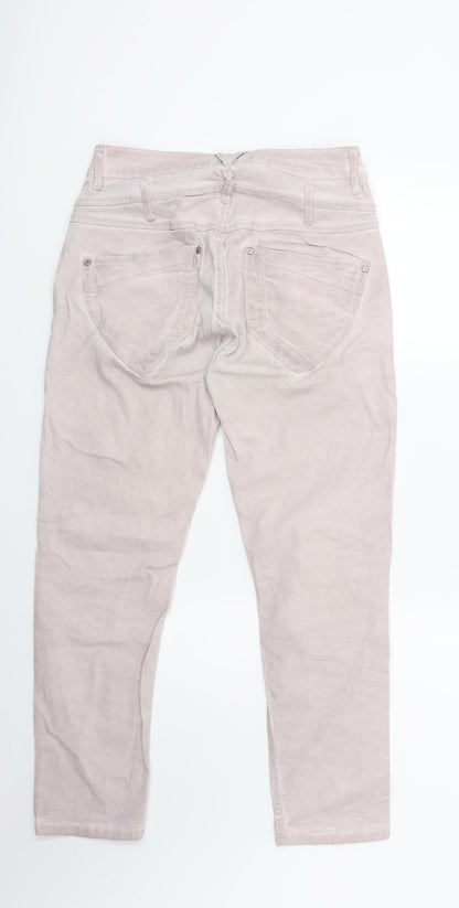 TREDY Womens Pink  Denim Skinny Jeans Size 10 L26 in