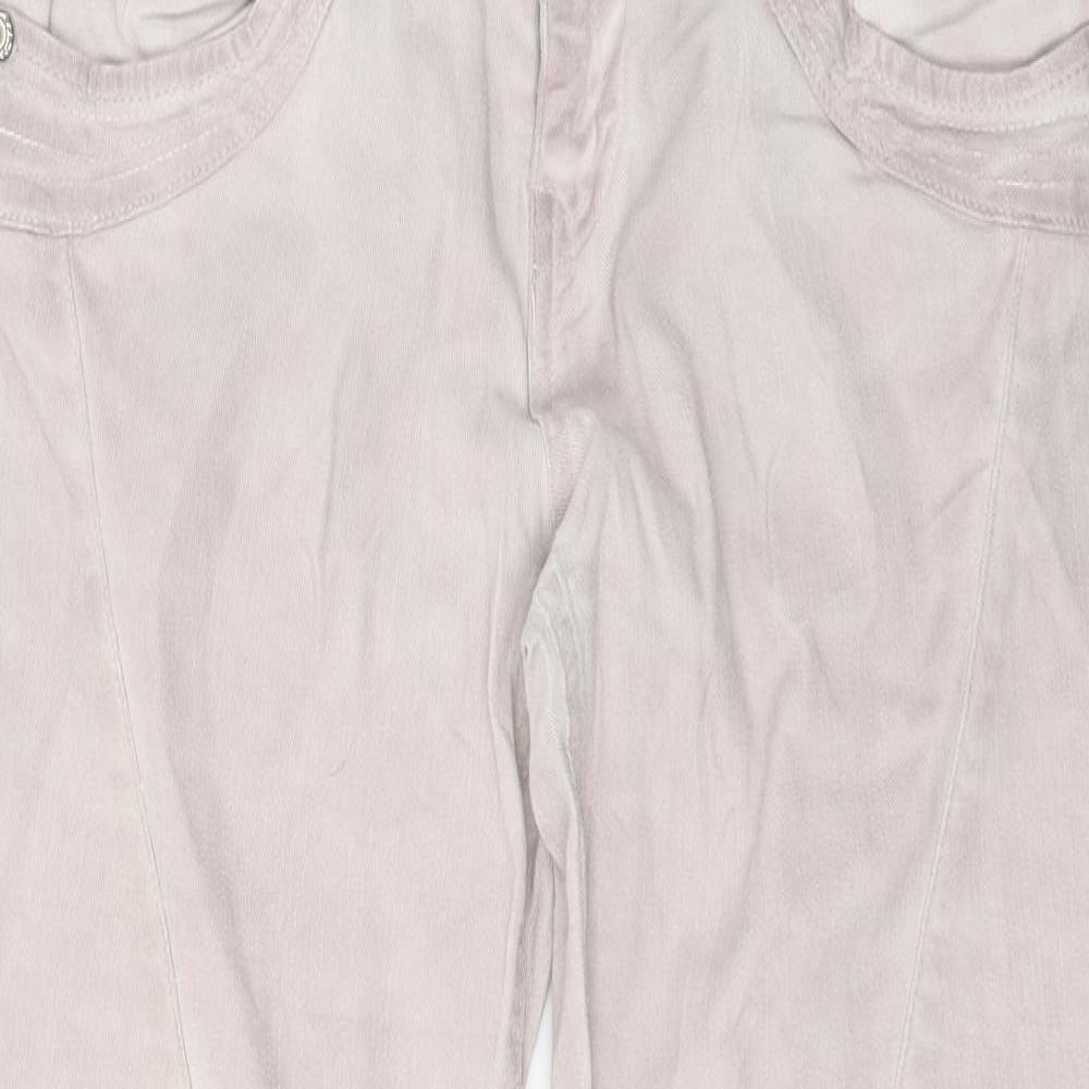 TREDY Womens Pink  Denim Skinny Jeans Size 10 L26 in