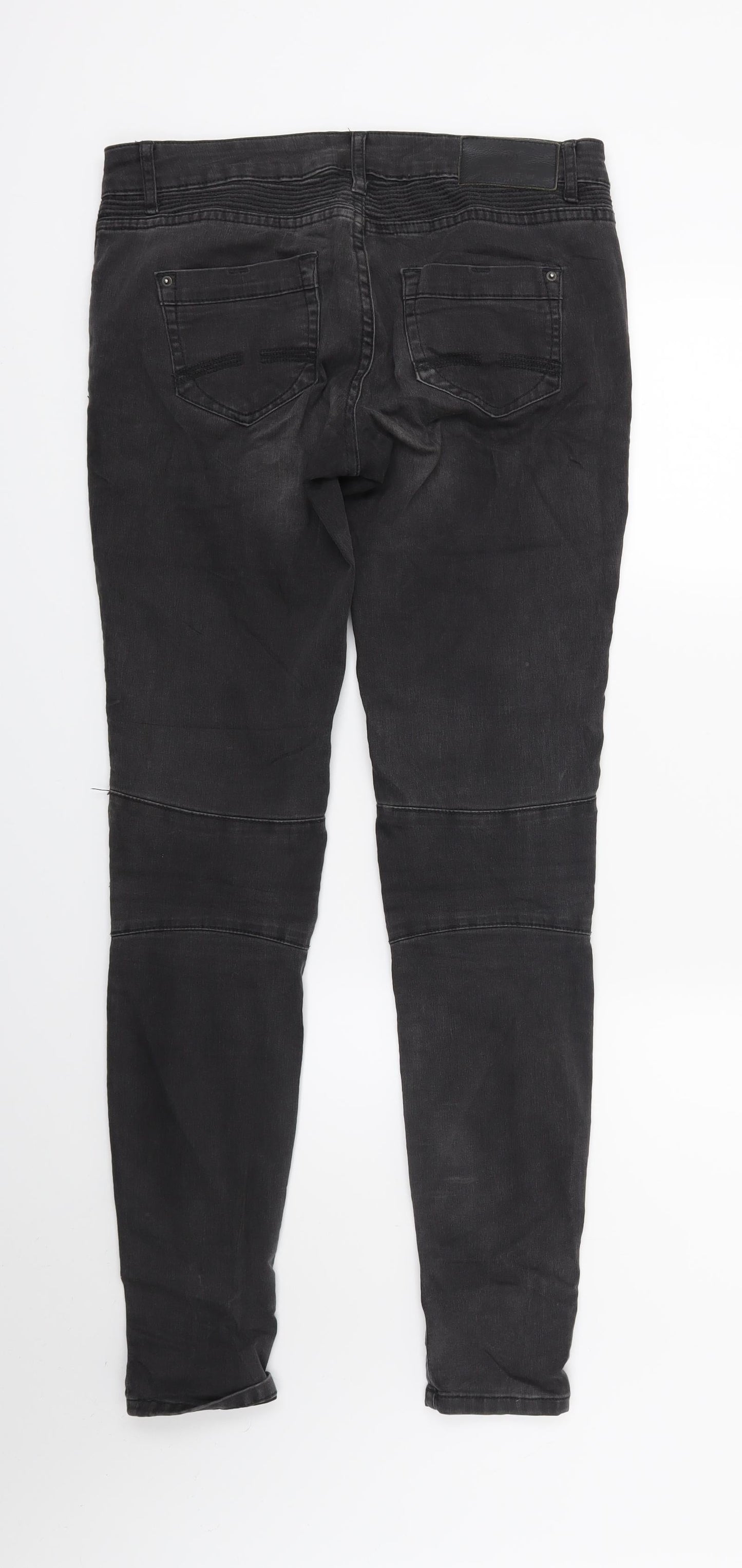 Womens UK Size 28 in Review Regular Fit Skinny Black Jeans