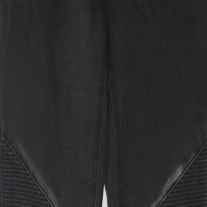 Womens UK Size 28 in Review Regular Fit Skinny Black Jeans