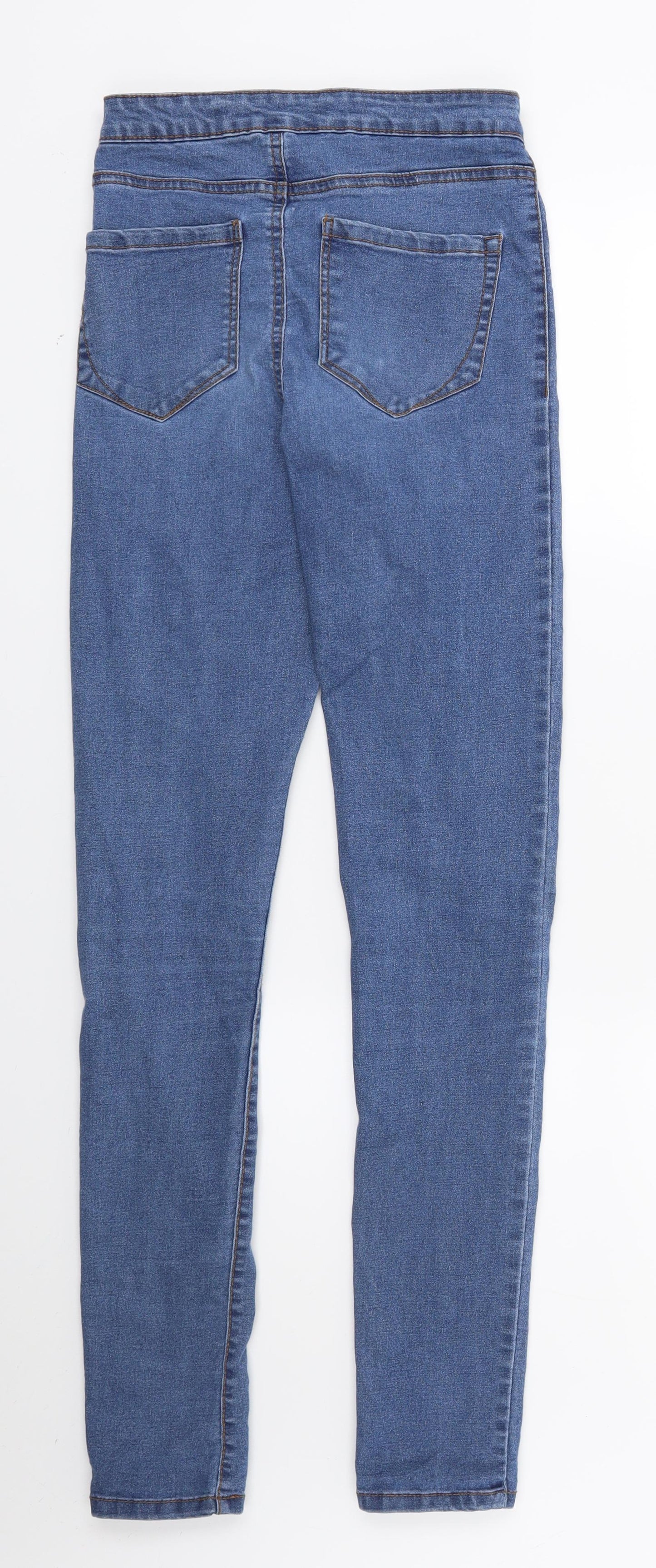 Primark Womens Blue  Denim Skinny Jeans Size 8 L27 in