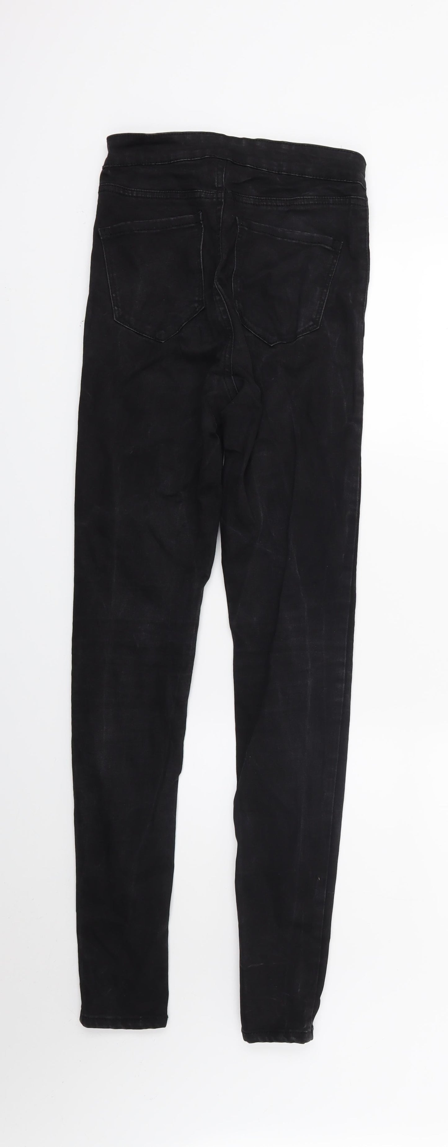 Primark Womens Black  Denim Skinny Jeans Size 8 L27 in