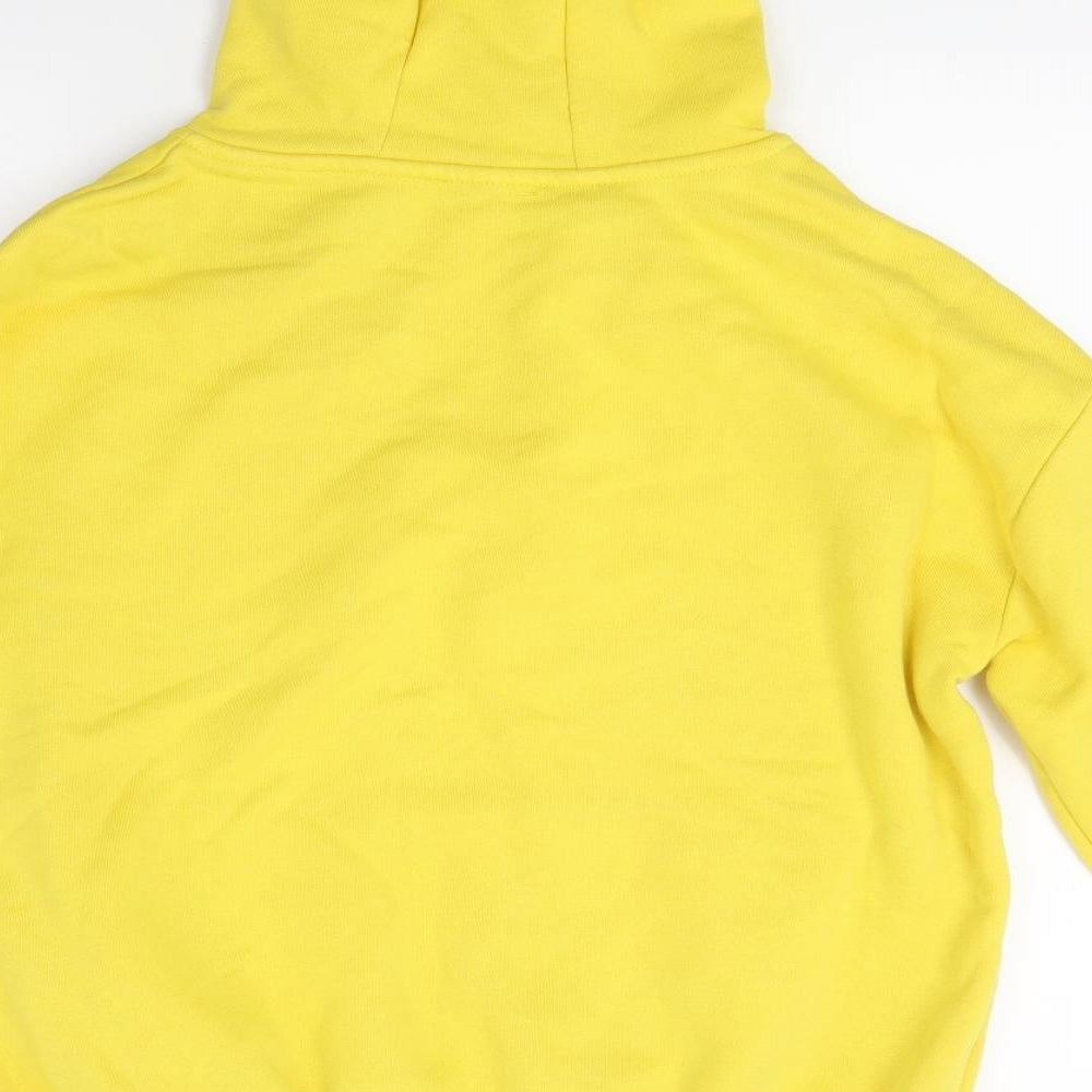 Cropp Womens Yellow   Pullover Hoodie Size S