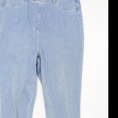 NEXT Womens Blue  Denim Jegging Jeans Size 14 L23 in