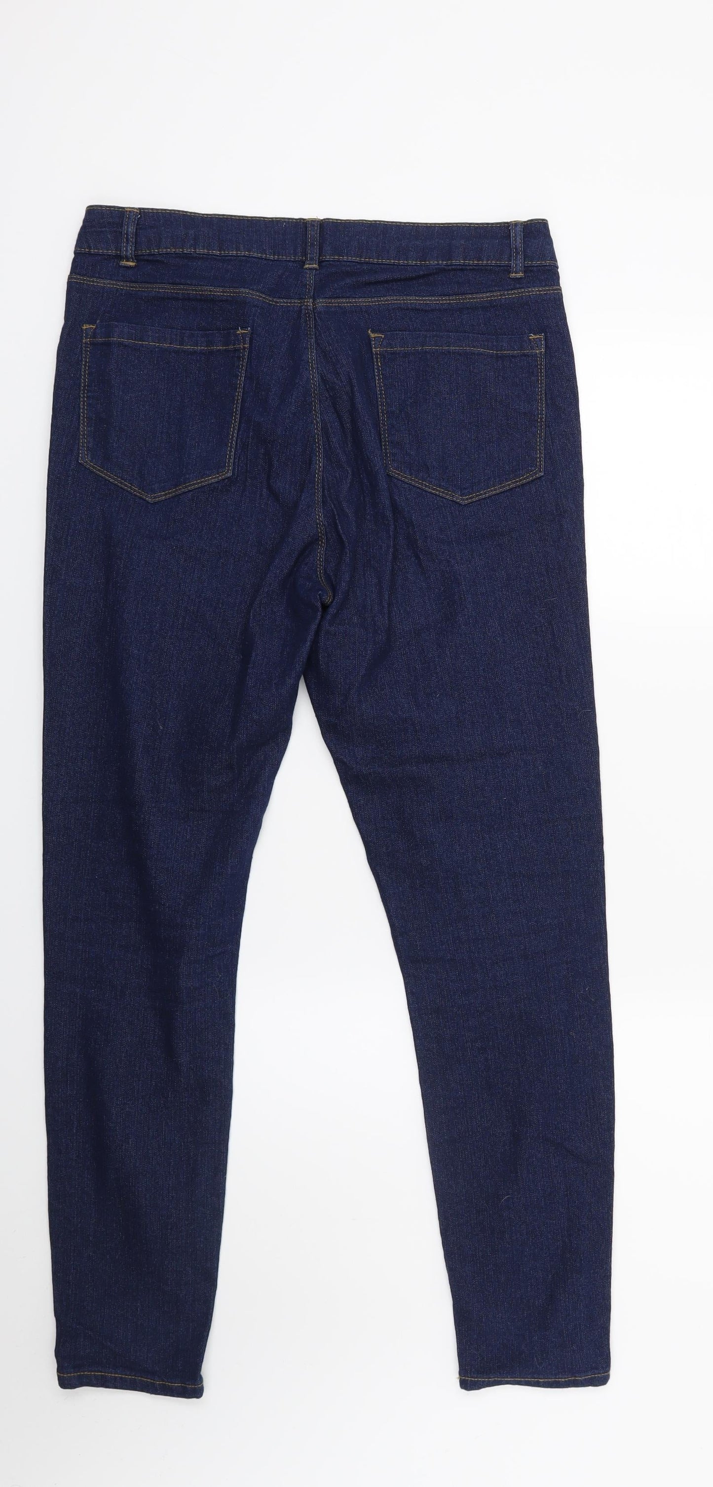 Matalan Womens Blue  Denim Skinny Jeans Size 12 L26 in