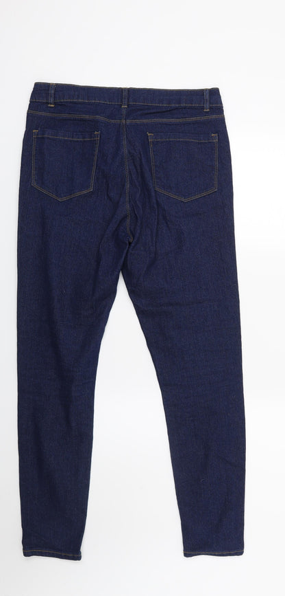 Matalan Womens Blue  Denim Skinny Jeans Size 12 L26 in