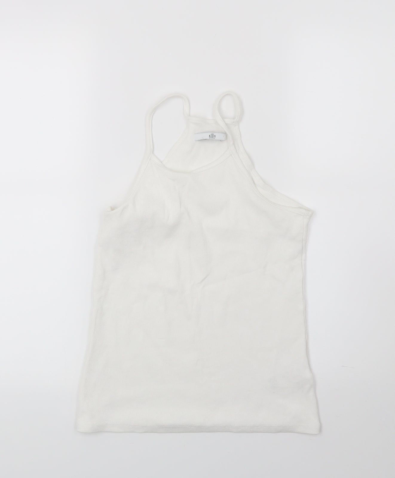 Marks and Spencer Girls White   Camisole Tank Size 14 Years