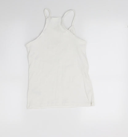 Marks and Spencer Girls White   Camisole Tank Size 14 Years