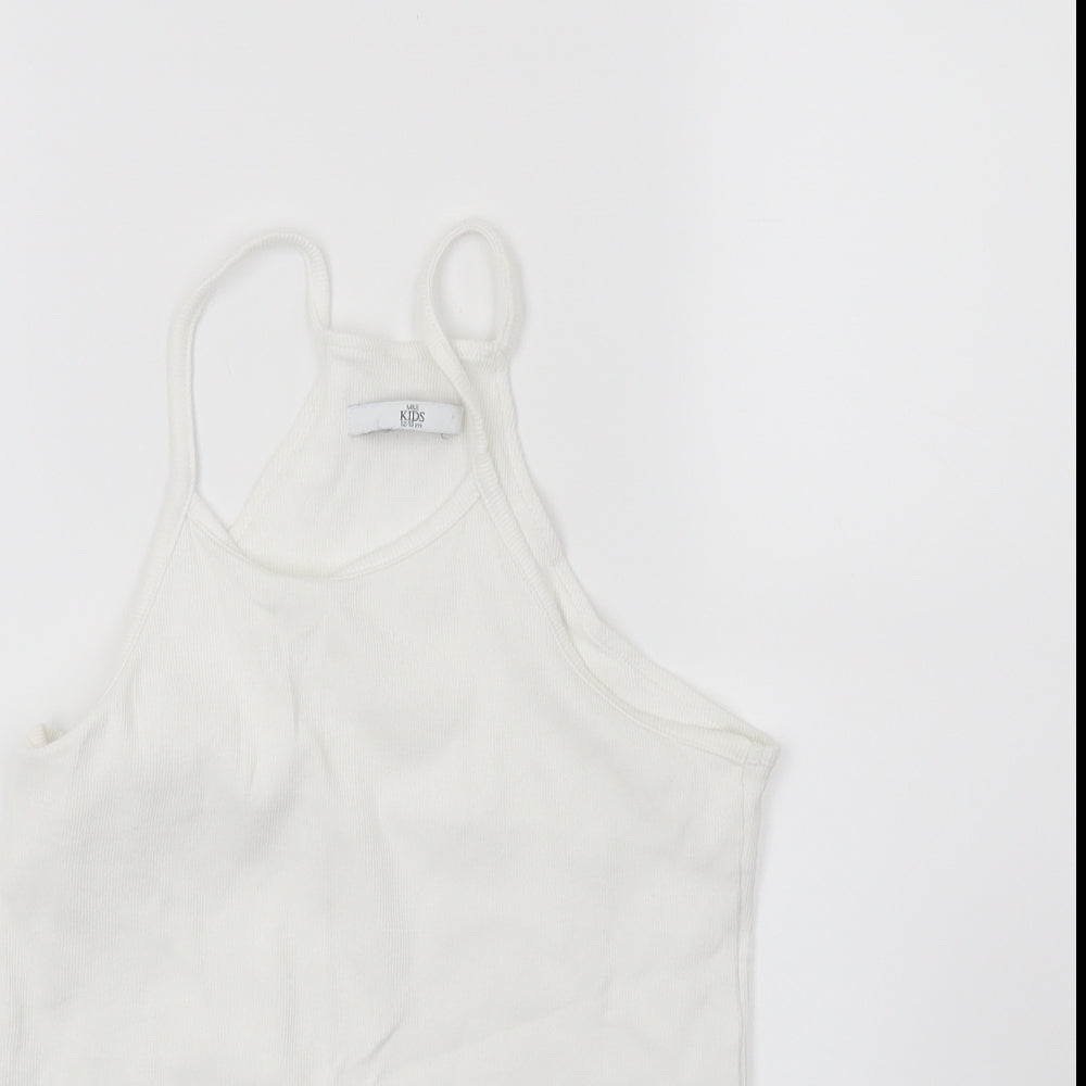 Marks and Spencer Girls White   Camisole Tank Size 14 Years