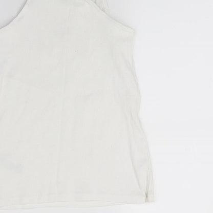 Marks and Spencer Girls White   Camisole Tank Size 14 Years