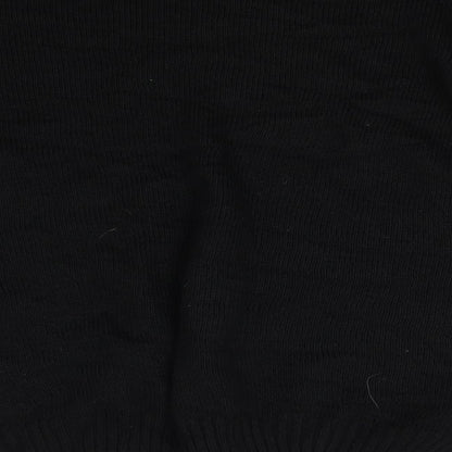 Moda Womens Black  Knit Pullover Jumper Size M  - Christmas Jumper