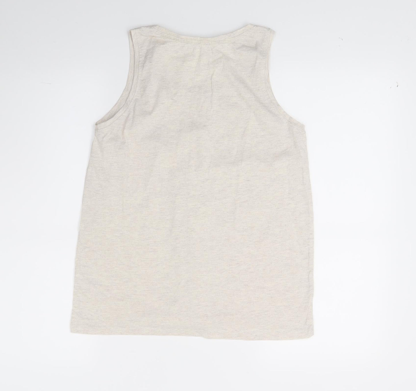 Womens UK Size 10 Pep&co Beige Basic Tank
