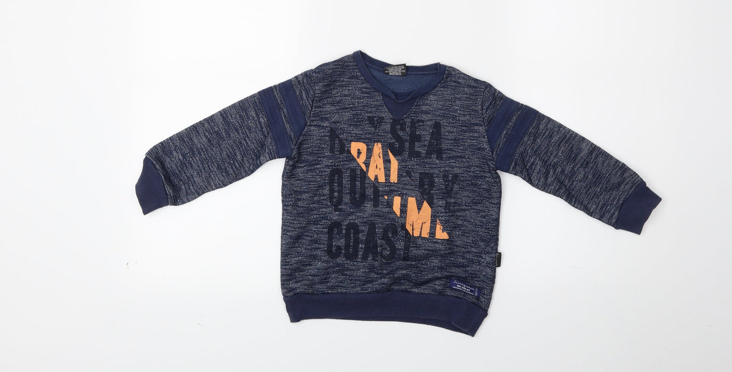 Quimby Boys Blue   Pullover Sweatshirt Size 3 Years