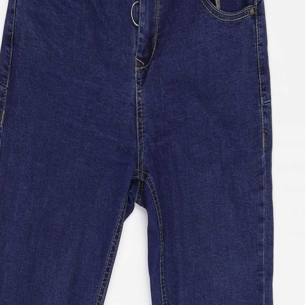 Womens UK Size 28 Preworn Slim Fit Mom Blue Jeans