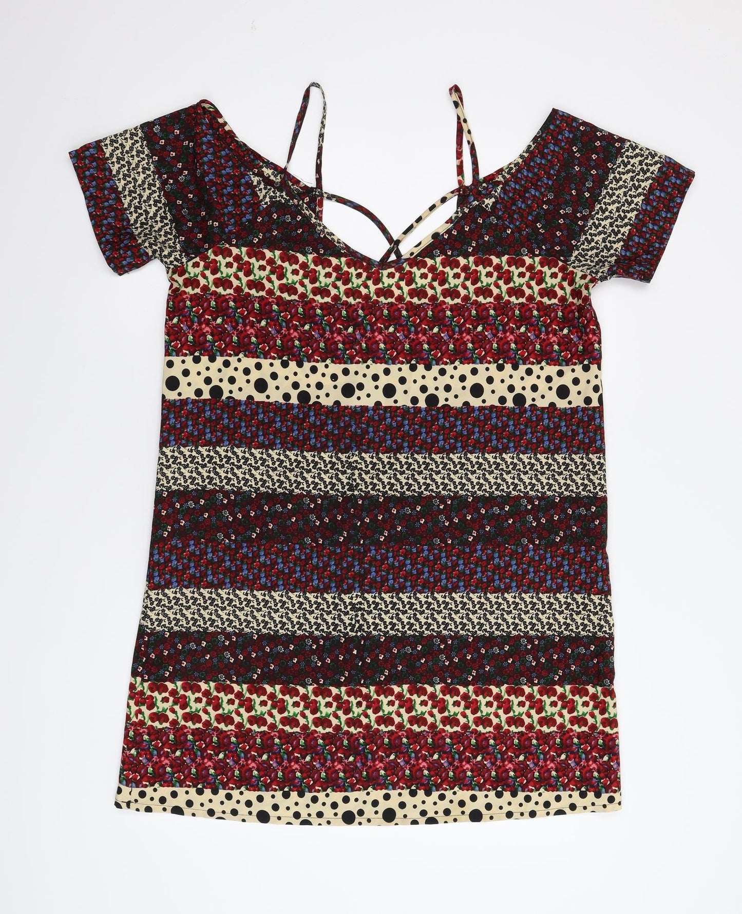 Boohoo Womens Multicoloured Floral  Shift  Size 12