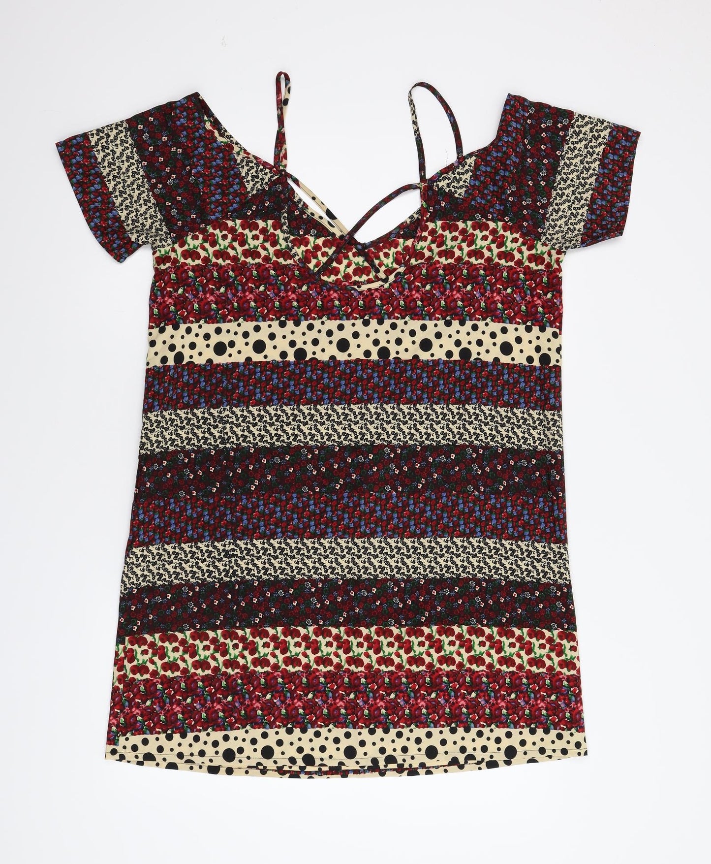 Boohoo Womens Multicoloured Floral  Shift  Size 12