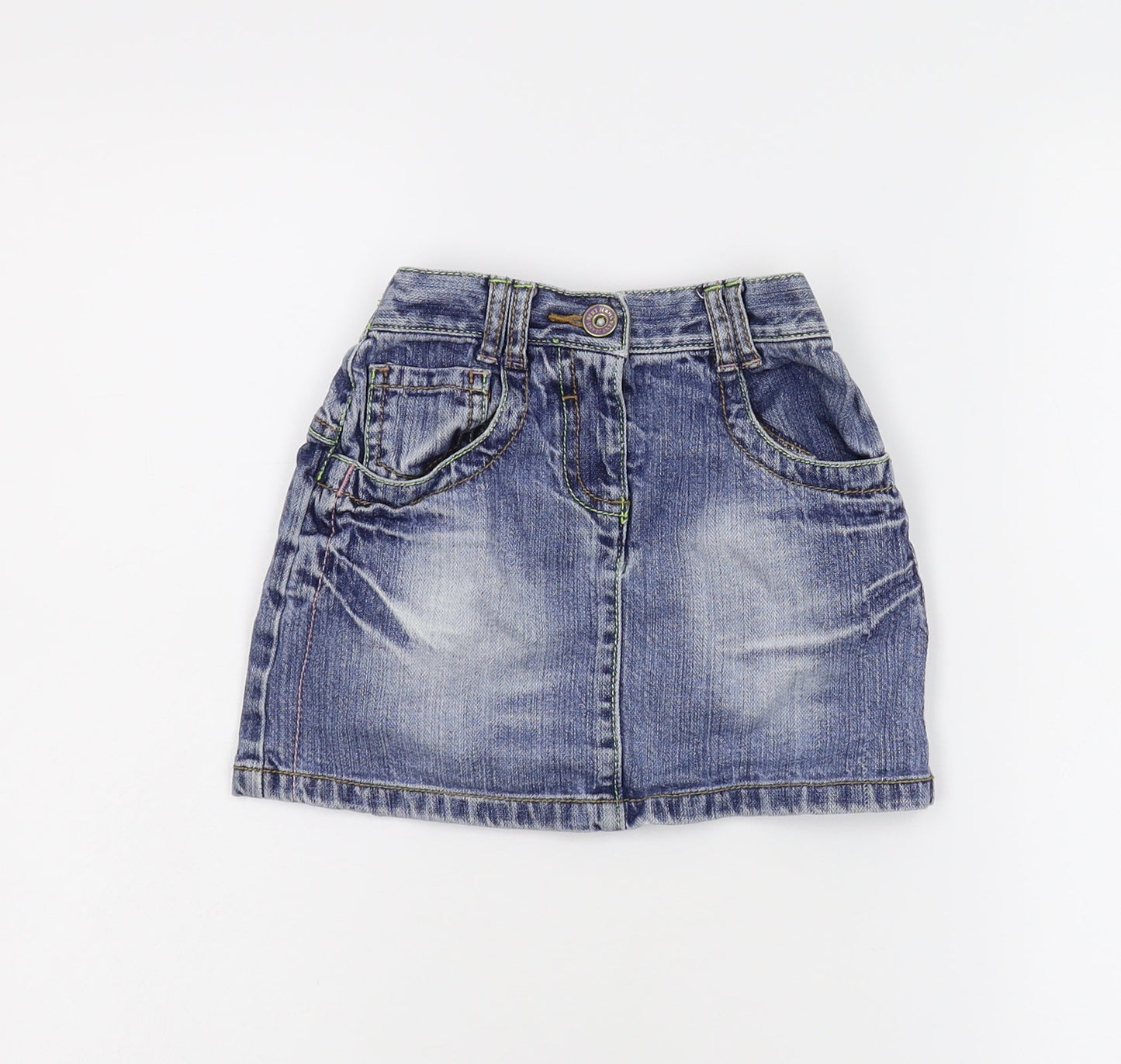 NEXT Girls Blue  Damask Mini Skirt Size 18-24 Months
