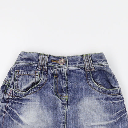 NEXT Girls Blue  Damask Mini Skirt Size 18-24 Months