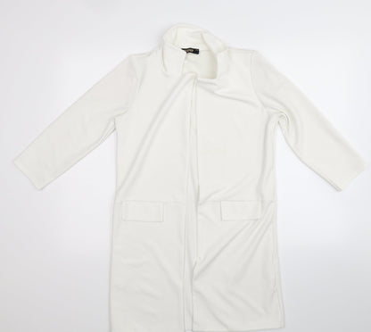 Womens UK Size 8 Misspap White Jacket