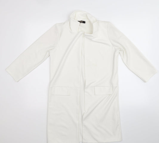 Womens UK Size 8 Misspap White Jacket