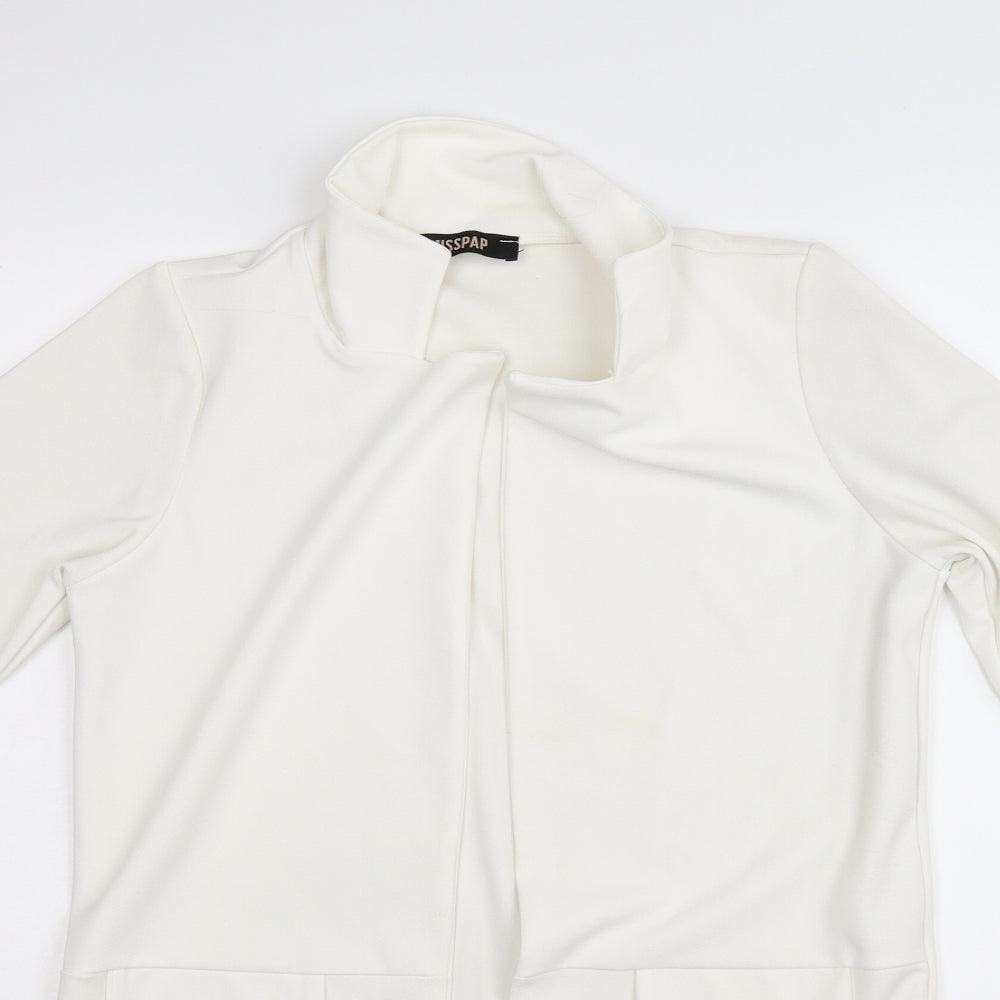 Womens UK Size 8 Misspap White Jacket