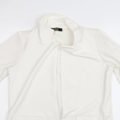 Womens UK Size 8 Misspap White Jacket