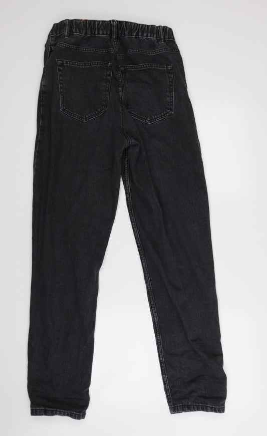 Pull&Bear Womens Black   Straight Jeans Size 6 L28 in