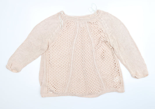 Original Womens Pink   Pullover Jumper Size XL